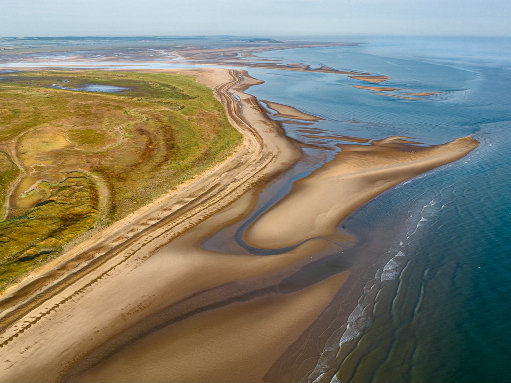 The shifting shoreline at Blakeney Point, Norfolk, makes for a dynamic walk all year round