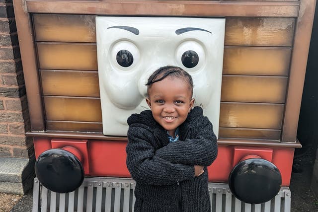 Three-year-old Dwelaniyah Robinson whose mother Christina is accused of murder (Durham Police/PA)