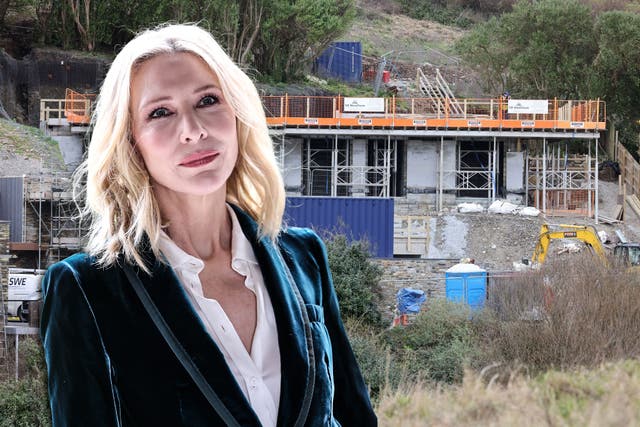 <p>Ongoing construction on the star’s latest build has angered her Cornish neighbours <em> (Greg Martin/Cornwall Live/Getty)</em></p>