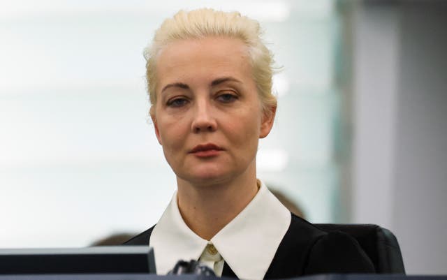 <p>Yulia Navalnaya, the widow of Alexei Navalny</p>