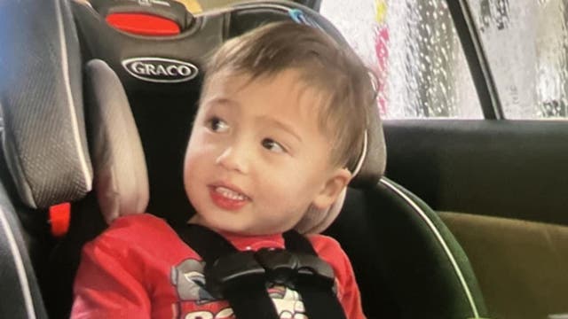 <p>Elijah Vue, 3, pictured in a car. Jesse Vang, who had a relationship with Elijah’s mother, has pleaded not guilty to charges related to the boy’s disappearance </p>