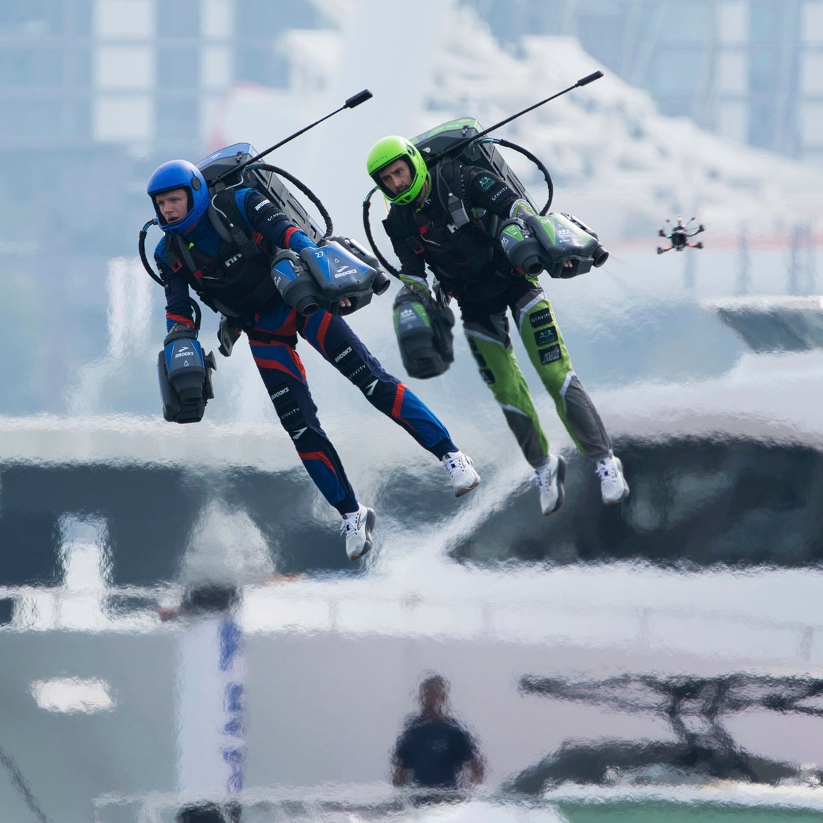 Dubai's sky-high aspirations find a new outlet as it hosts a jet suit race for 'Iron Man' pilots | The Independent