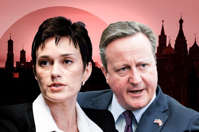 <p>Evgenia Kara-Murza, wife of jailed Russian-British oppposition leader Vladimir Kara-Murza, met with UK foreign secretary David Cameron on Friday  </p>