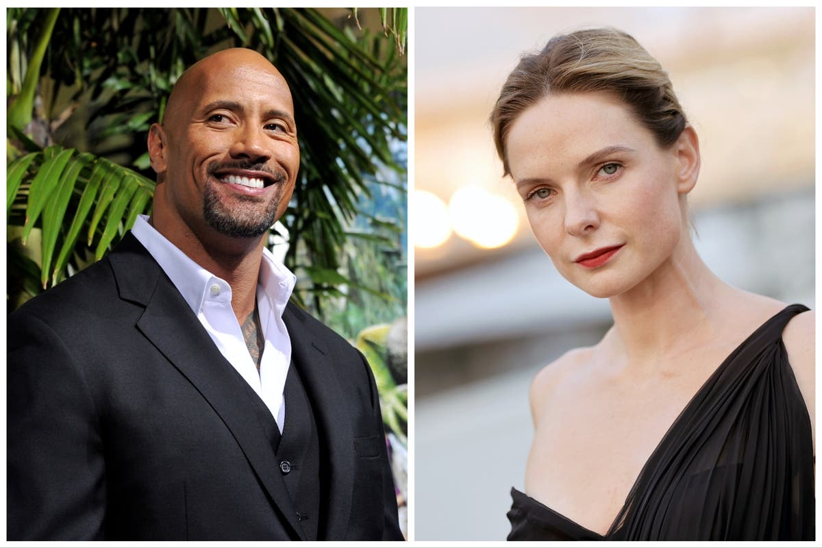 Dwayne Johnson says he’d ‘like to find out’ who screamed at Rebecca Ferguson