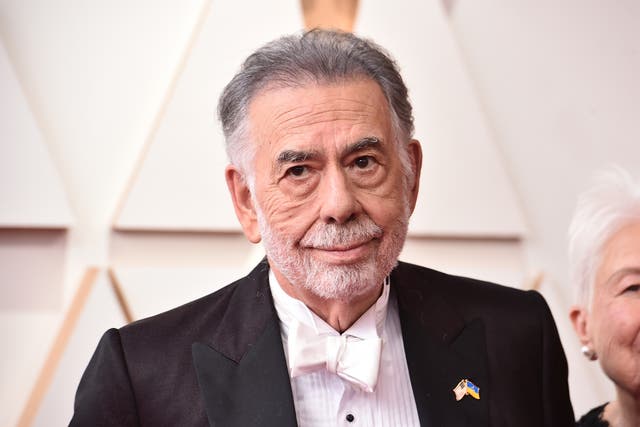 <p>Francis Ford Coppola arriving at the Oscars in 2022 </p>