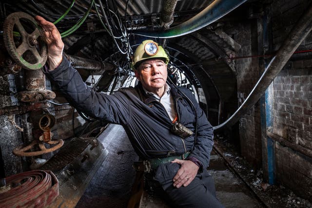 Mine Director Shaun McLoughlin at the National Coalmining Museum, in the former site of Caphouse Colliery in Wakefield, West Yorkshire (Danny Lawson/PA)