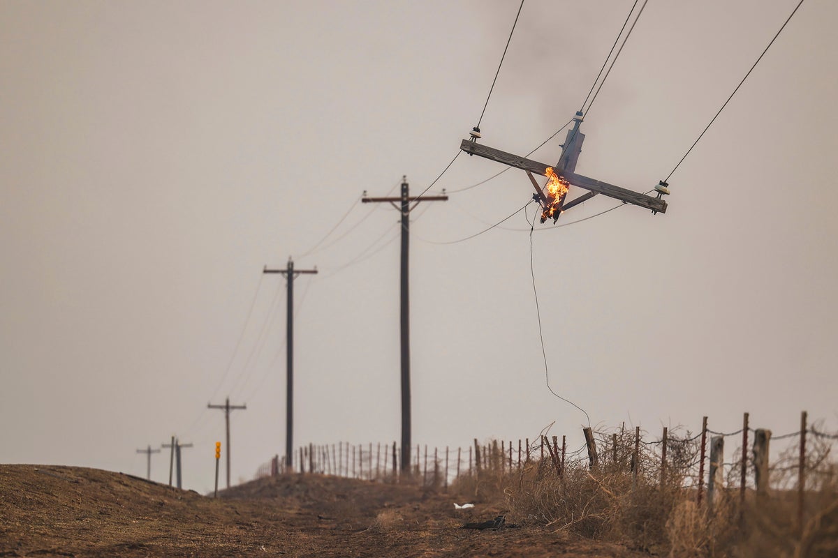 Flames menace multiple towns as wildfire grows into one of the largest ...