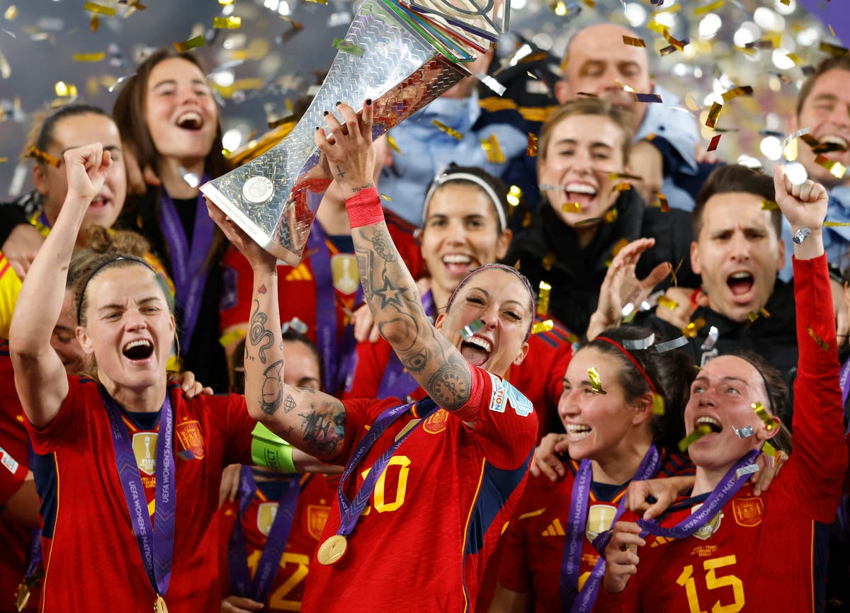 Spain ‘get to celebrate again’ as Nations League title follows World Cup controversy 