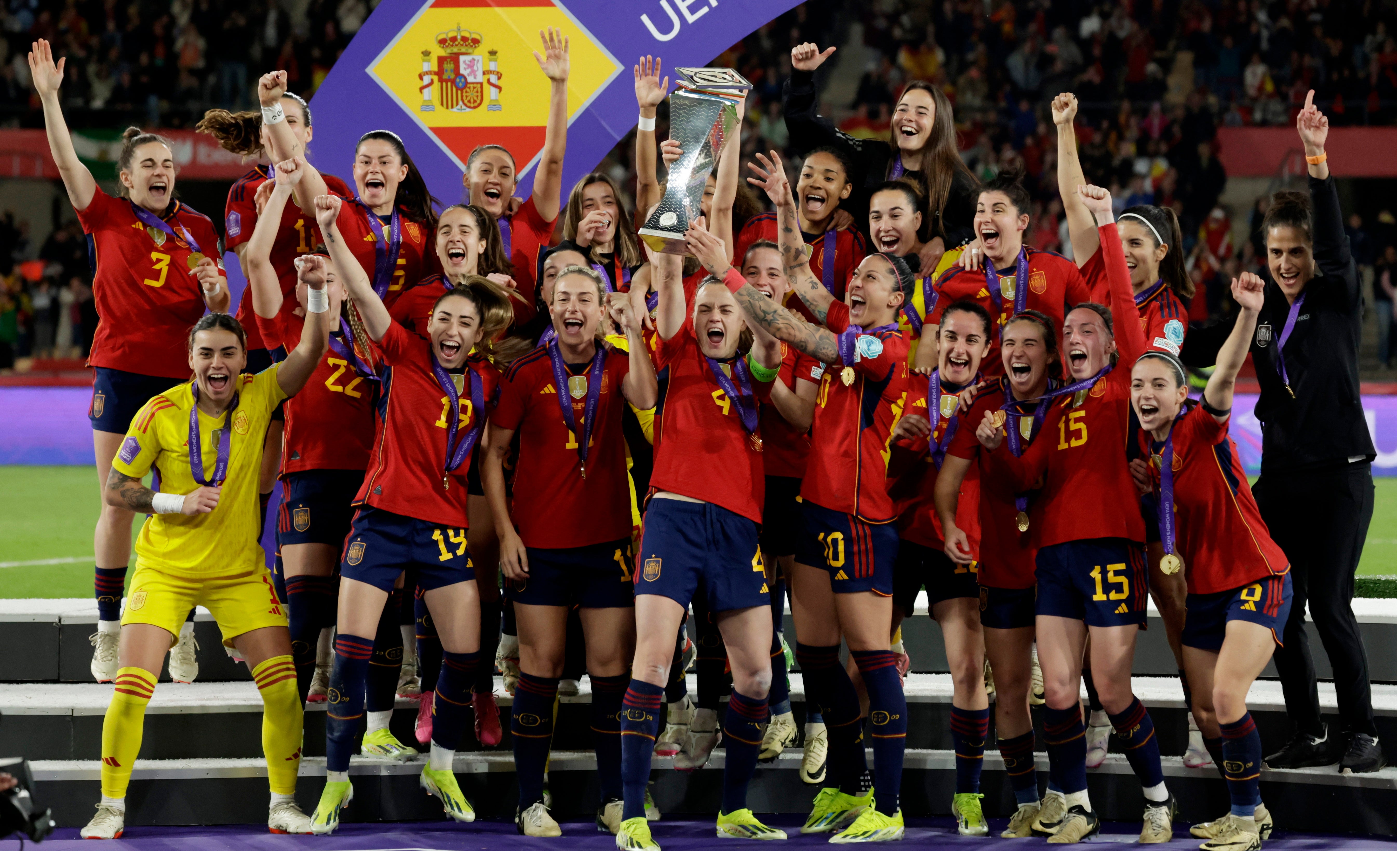 Spain won the first edition of the Women’s Nations League