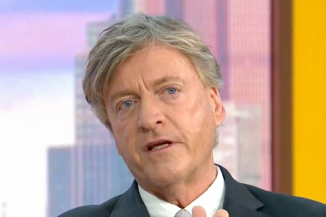<p>Richard Madeley complaining about Prince Harry on ‘GMB’</p>