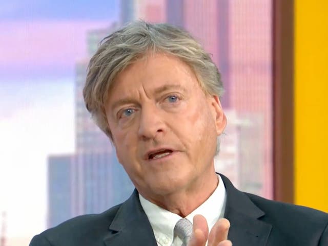 <p>Richard Madeley complaining about Prince Harry on ‘GMB’</p>