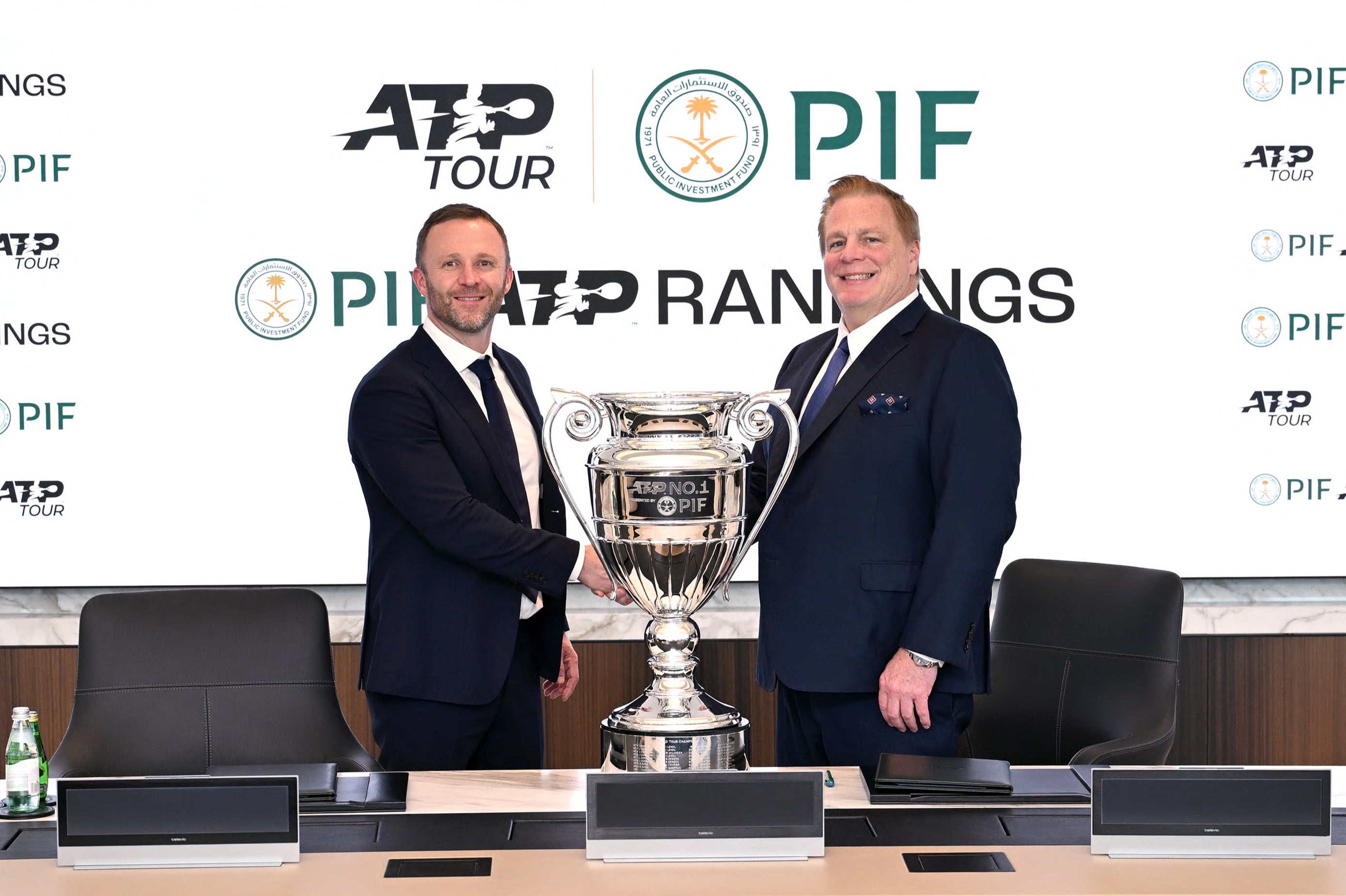 A deal has been struck that will see PIF partner a number of ATP events