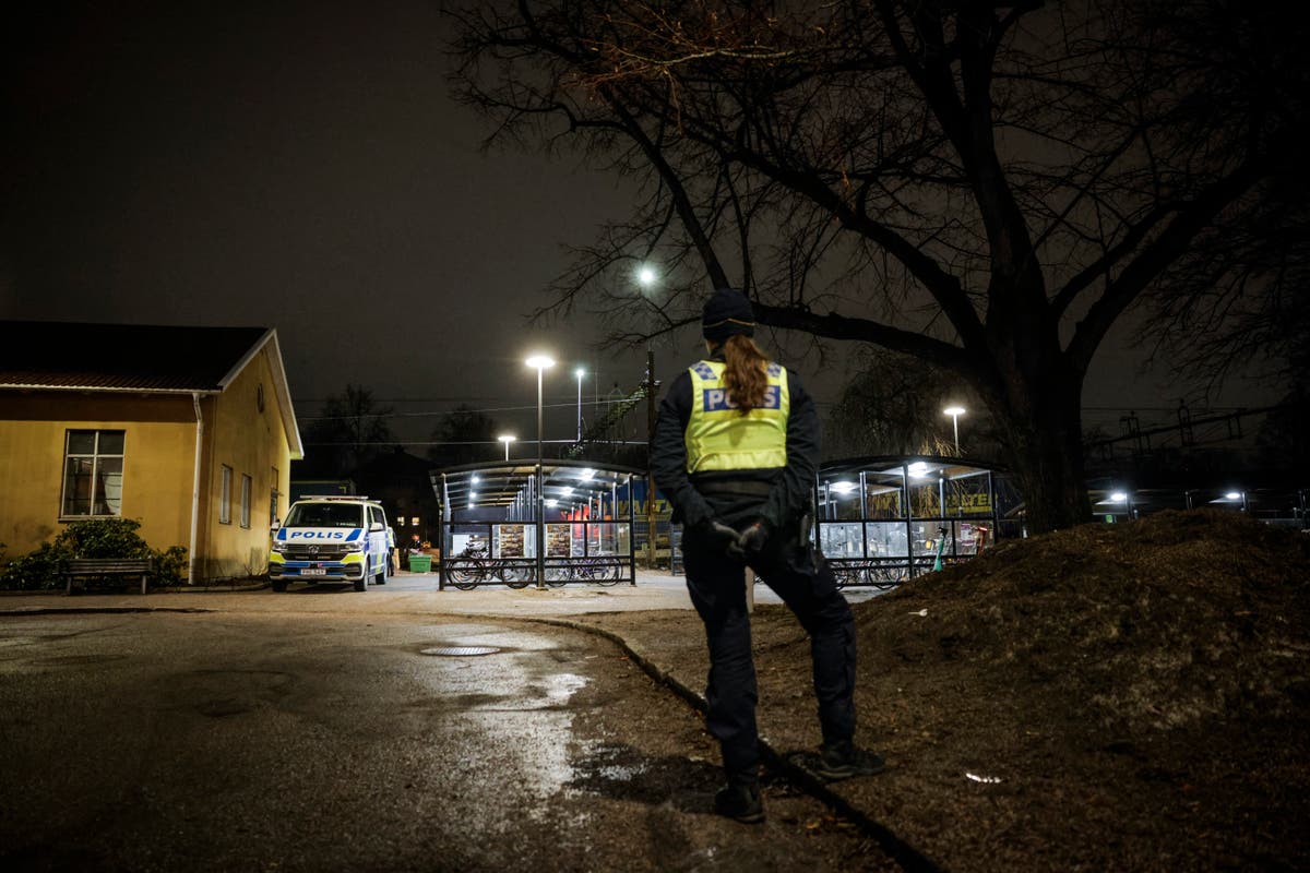 Freight train kills 3 people at a railway crossing at a train station in central Sweden