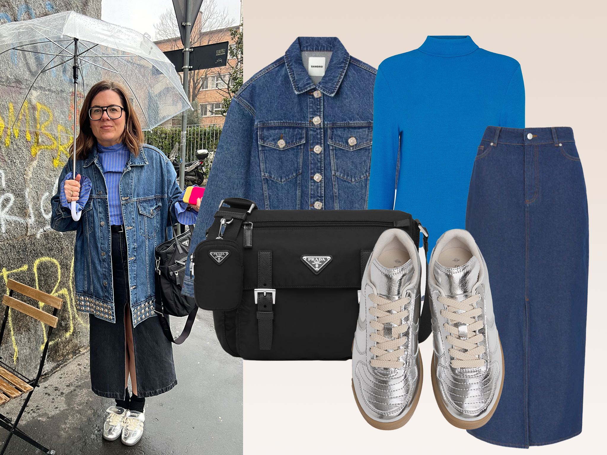 Buyer Lea Cranfield brought attention to all-denim outfits