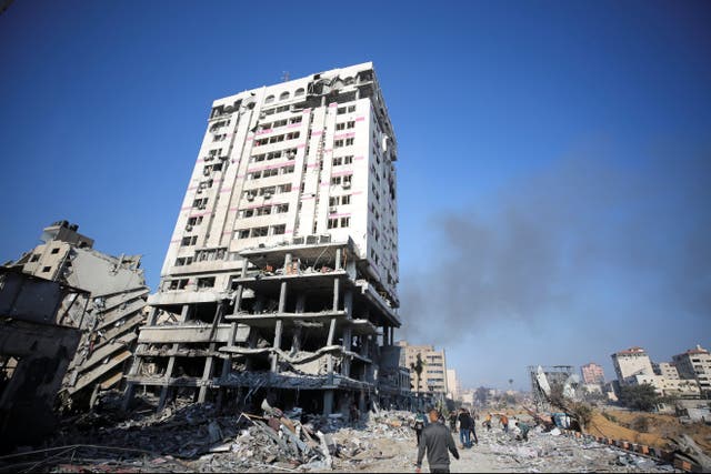 <p>Gaza City has been devastated by Israel’s bombardment</p>