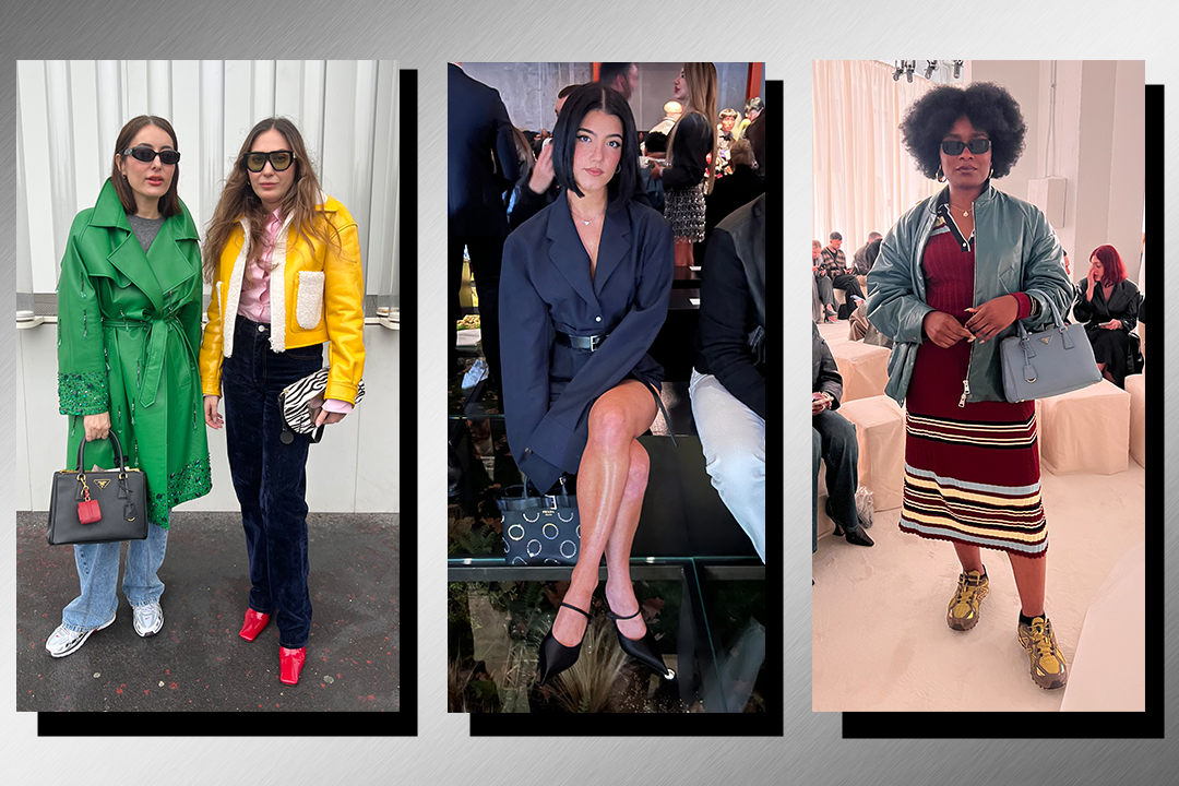 Colourful coats and trusty trainers stood out as key trends
