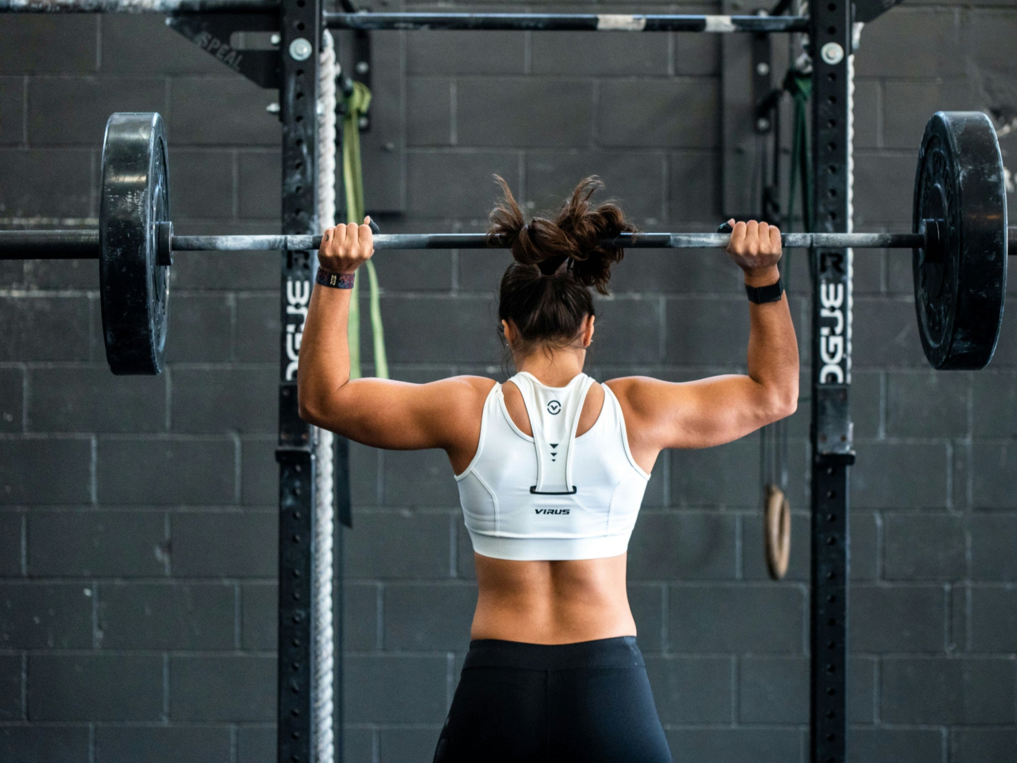 CrossFit involves a variety of Olympic weightlifting moves