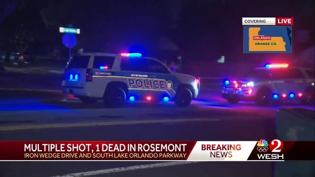<p>Multiple people were shot in the Rosemont neighbourhood in Orlando, Florida on Wednesday 28 February 2024</p>