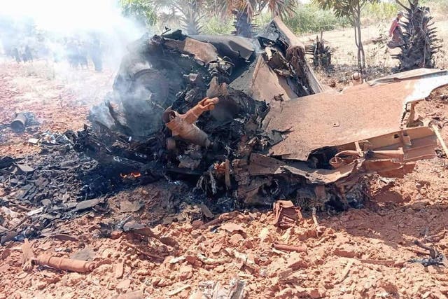 Myanmar Fighter Crash