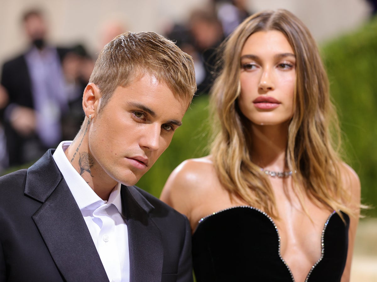 Justin Bieber and wife Hailey cosy up at Coachella during Lana Del Rey performance