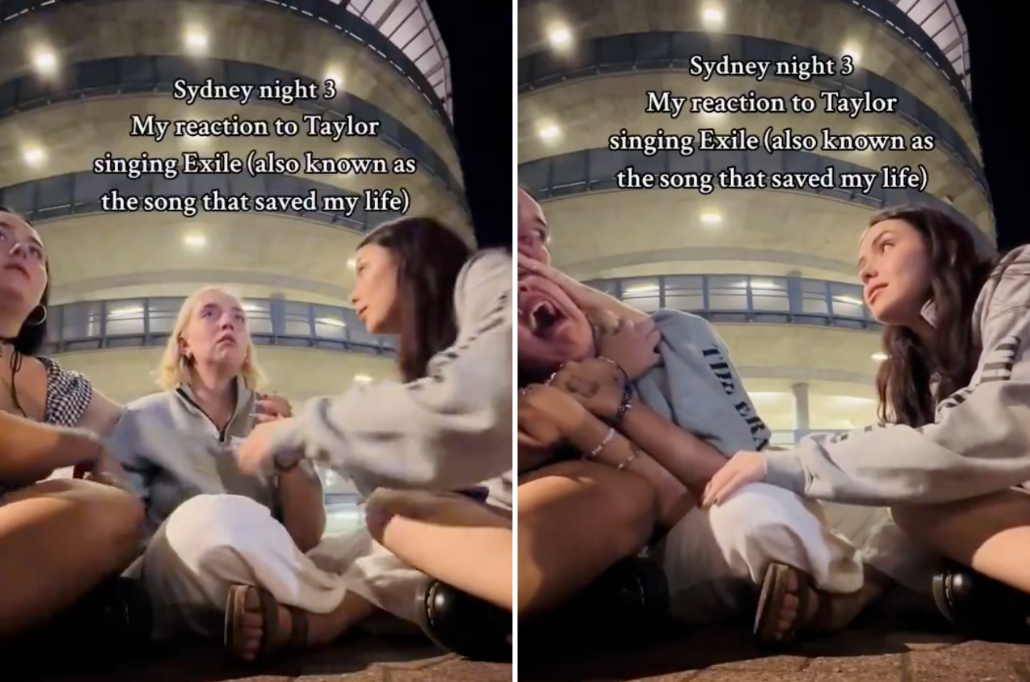 <p>Madison Blackband sobbing at Taylor Swift concert</p>