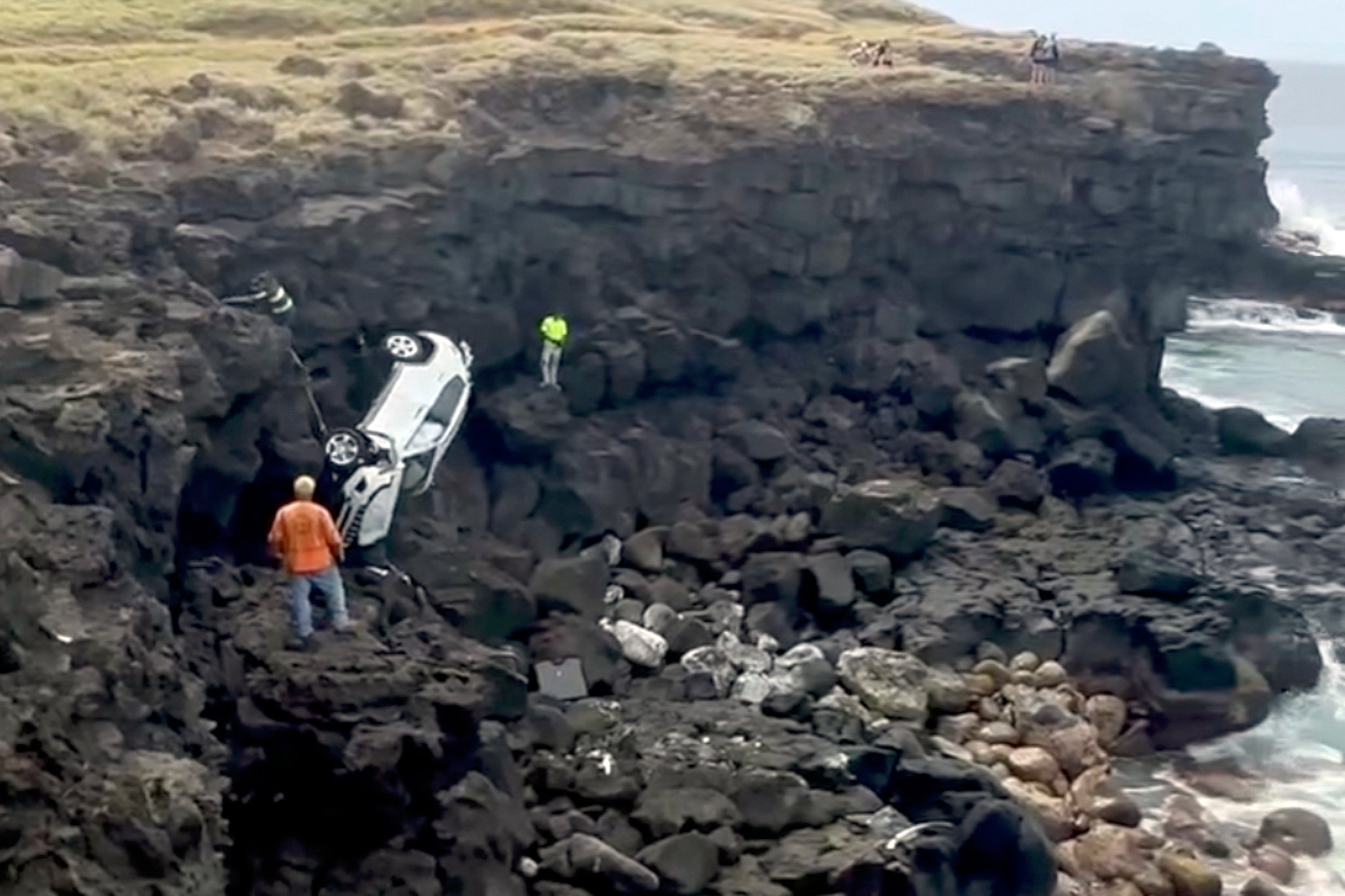 Jeep Over Cliff Hawaii