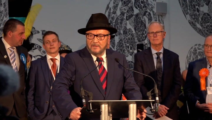 <p>Watch moment George Galloway wins Rochdale by-election.</p>