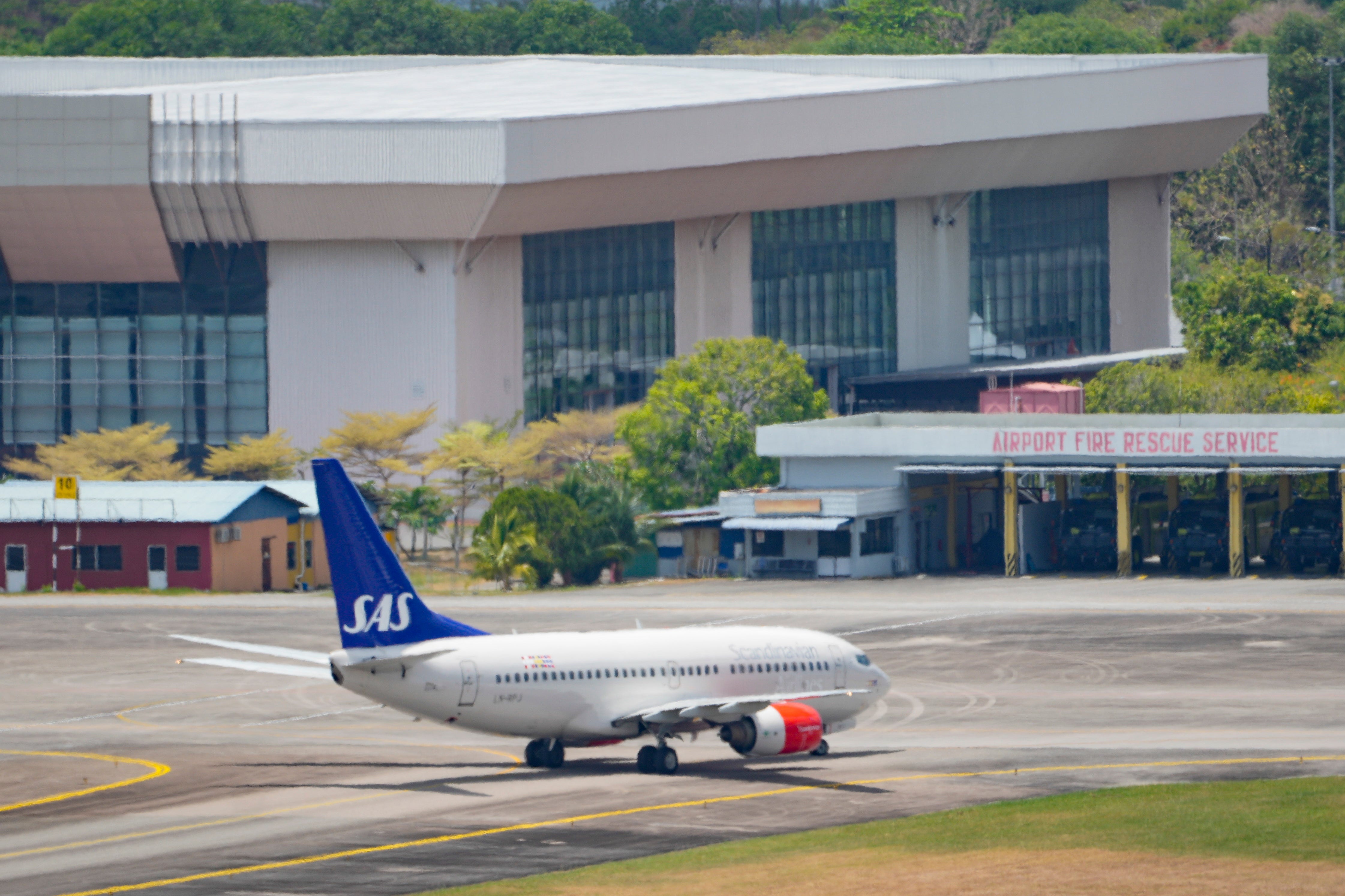 Scandinavian Airline medevac plane lands in Malaysian island where