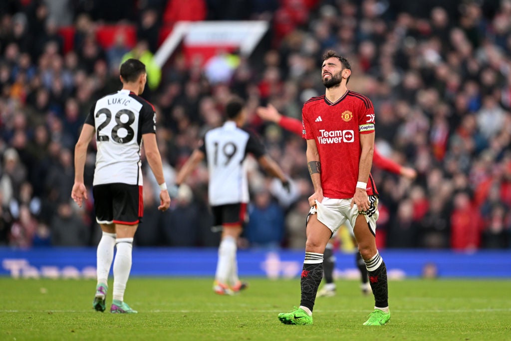 Bruno Fernandes was the subject of Fulham’s post but the United captain stood up for Ten Hag in the FA Cup