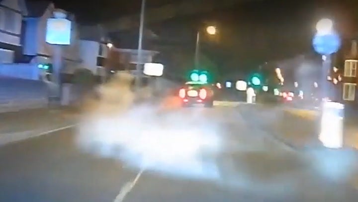 <p>Watch moment Leicester City player Hamza Choudhury is pulled over for drink-driving.</p>