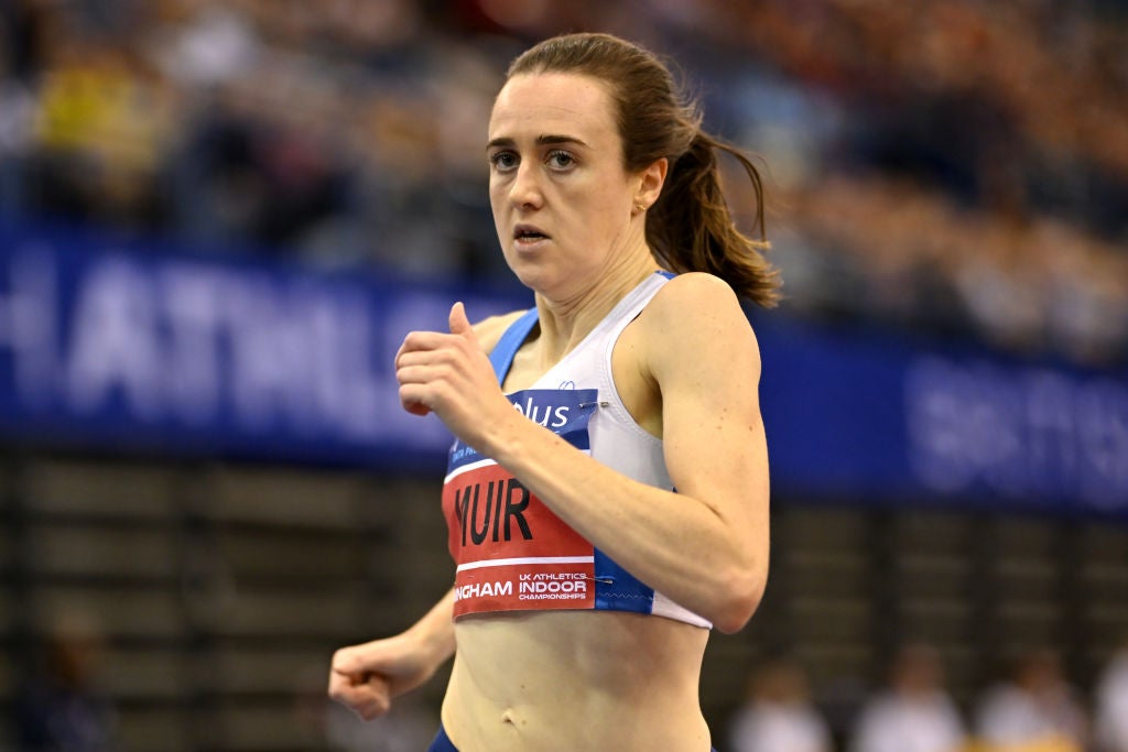 Laura Muir will race in the 3,000m at the World Indoor Athletics Championships in Glasgow this weeekend