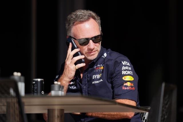 <p>Red Bull team principal Christian Horner is pictured ahead of qualifying (David Davies/PA)</p>