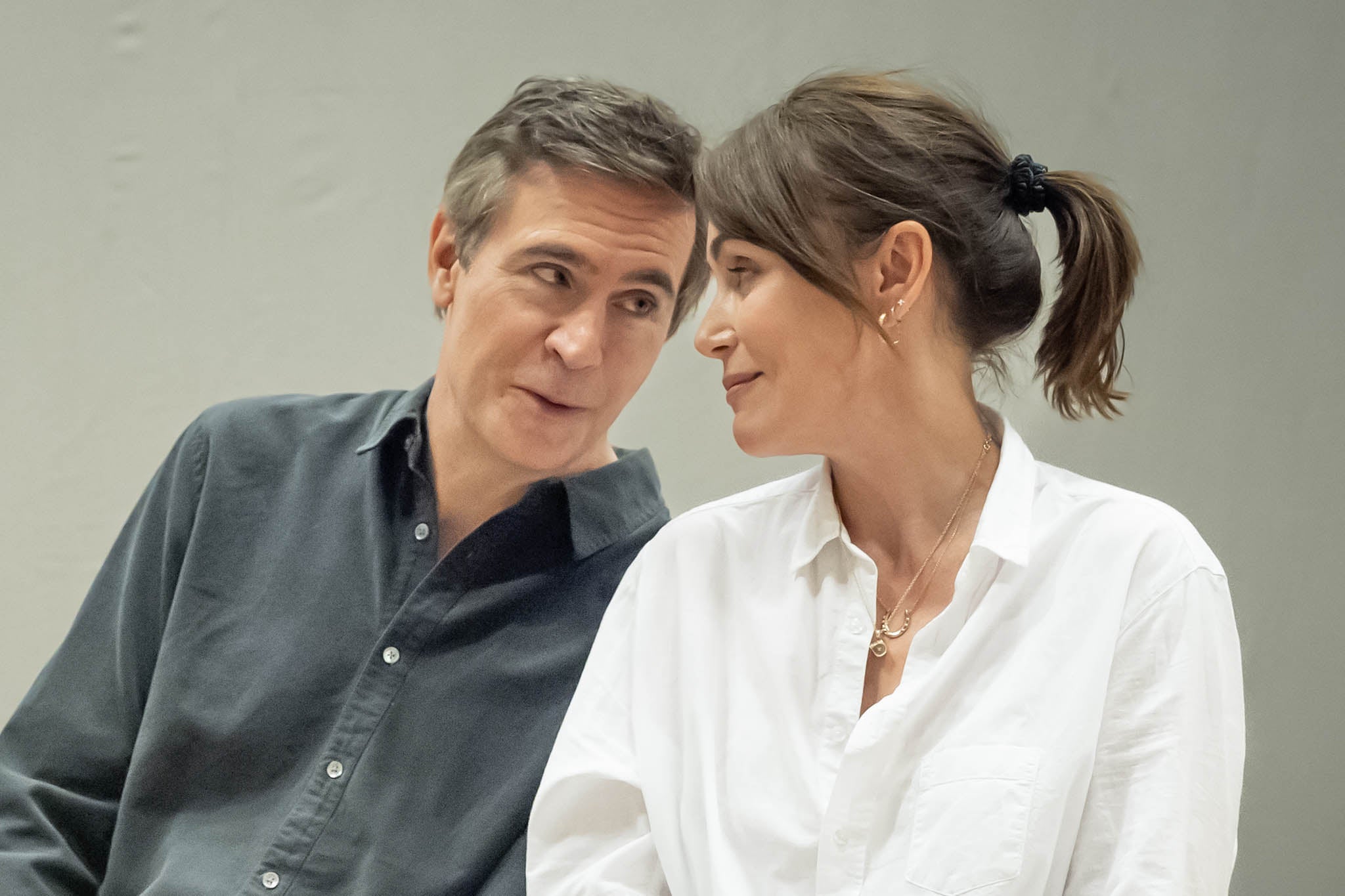 Part polemic, part romance: Davenport and Keeley Hawes in rehearsals for ‘The Human Body’