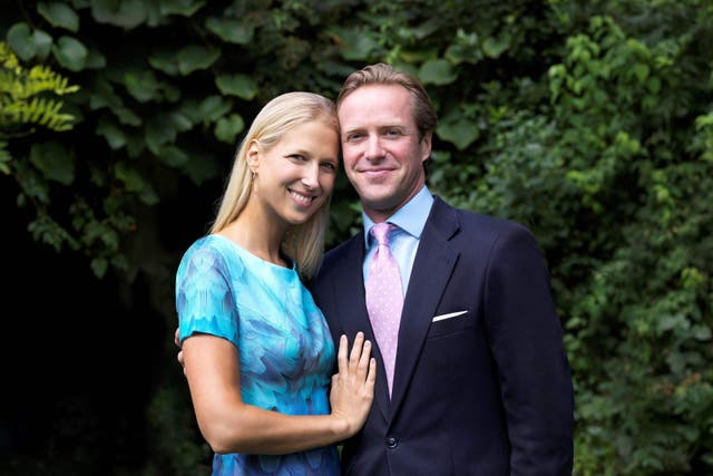 Lady Gabriella and Thomas Kingston (Alexandra Diez de Rivera/Buckingham Palace/PA)