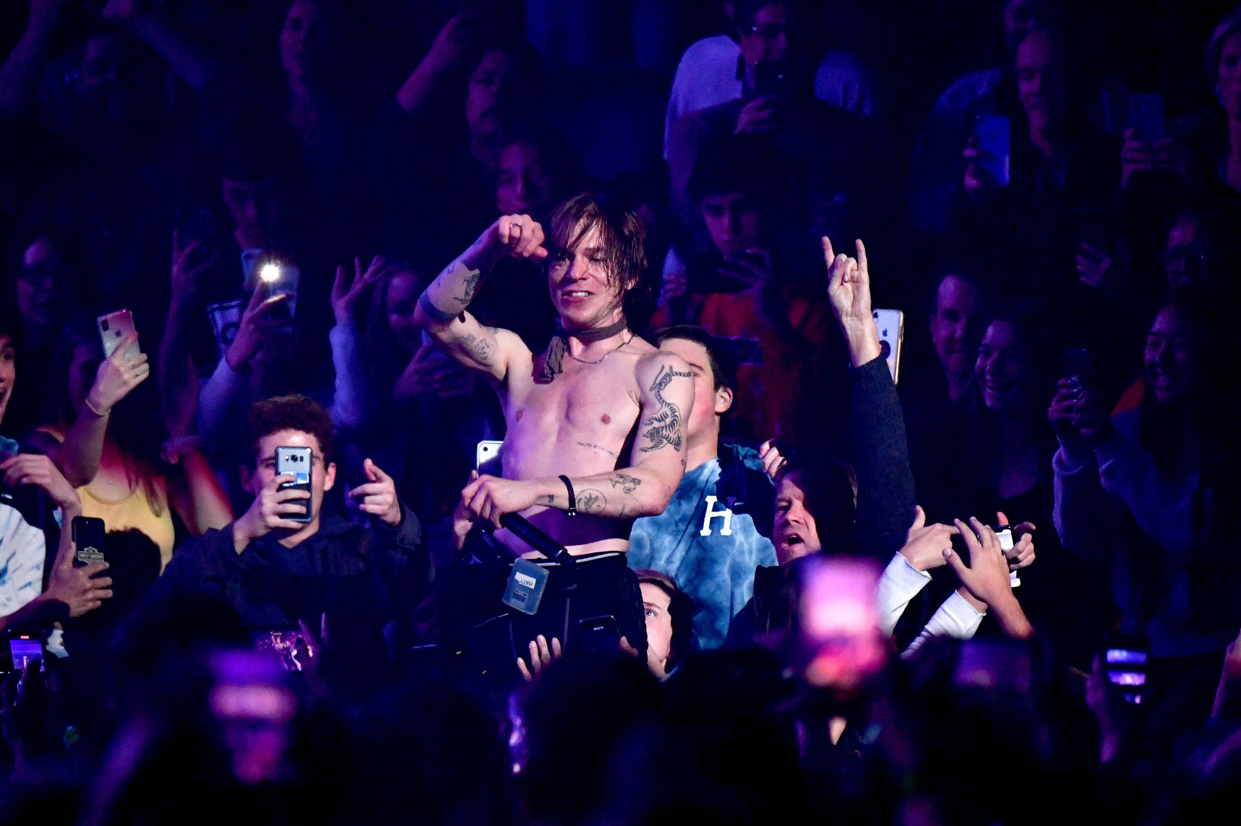 <p>Matt Schultz of Cage the Elephant</p>