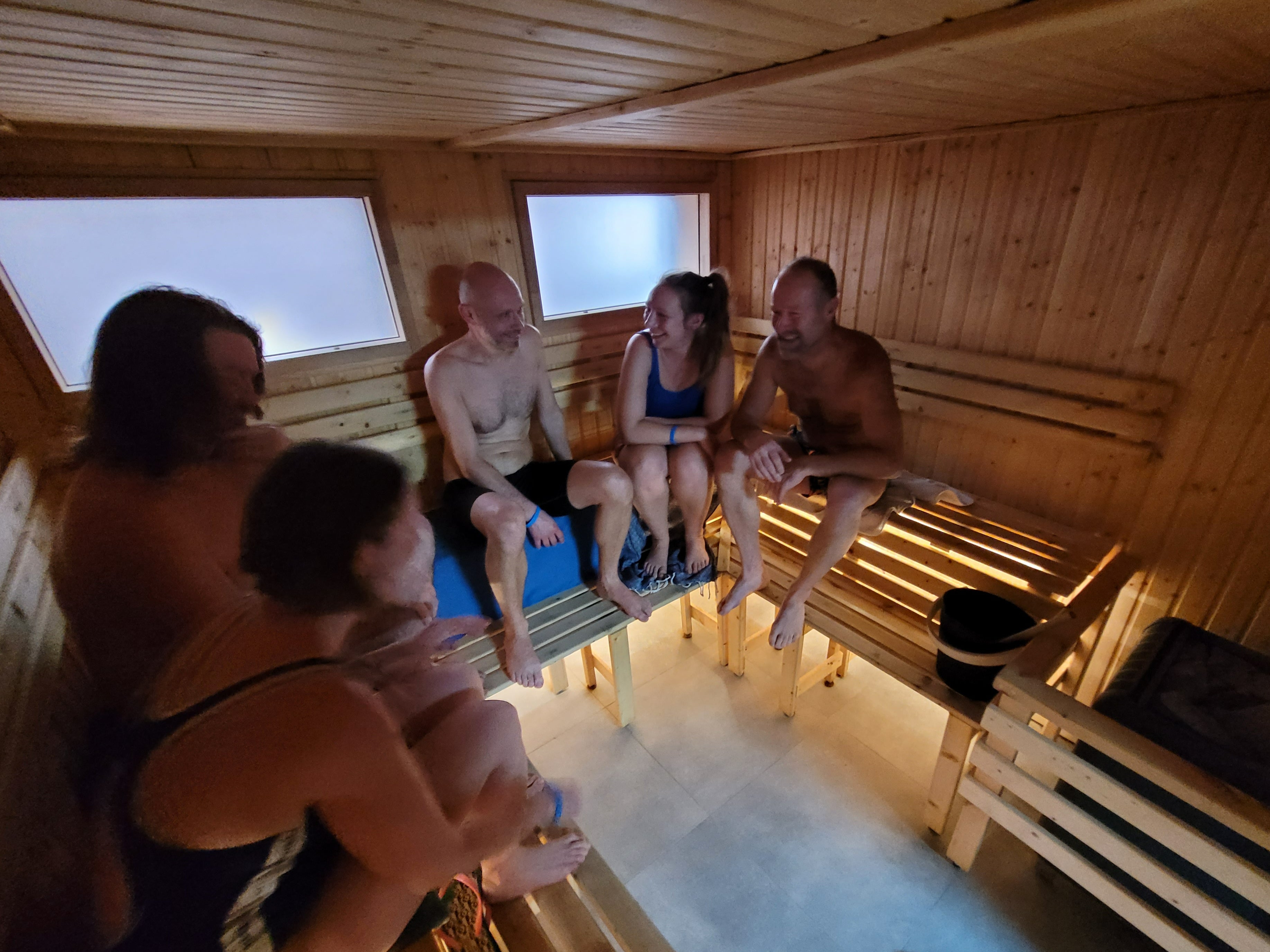 Community spirit: Folkestone Sea Sauna has created a space for people to connect