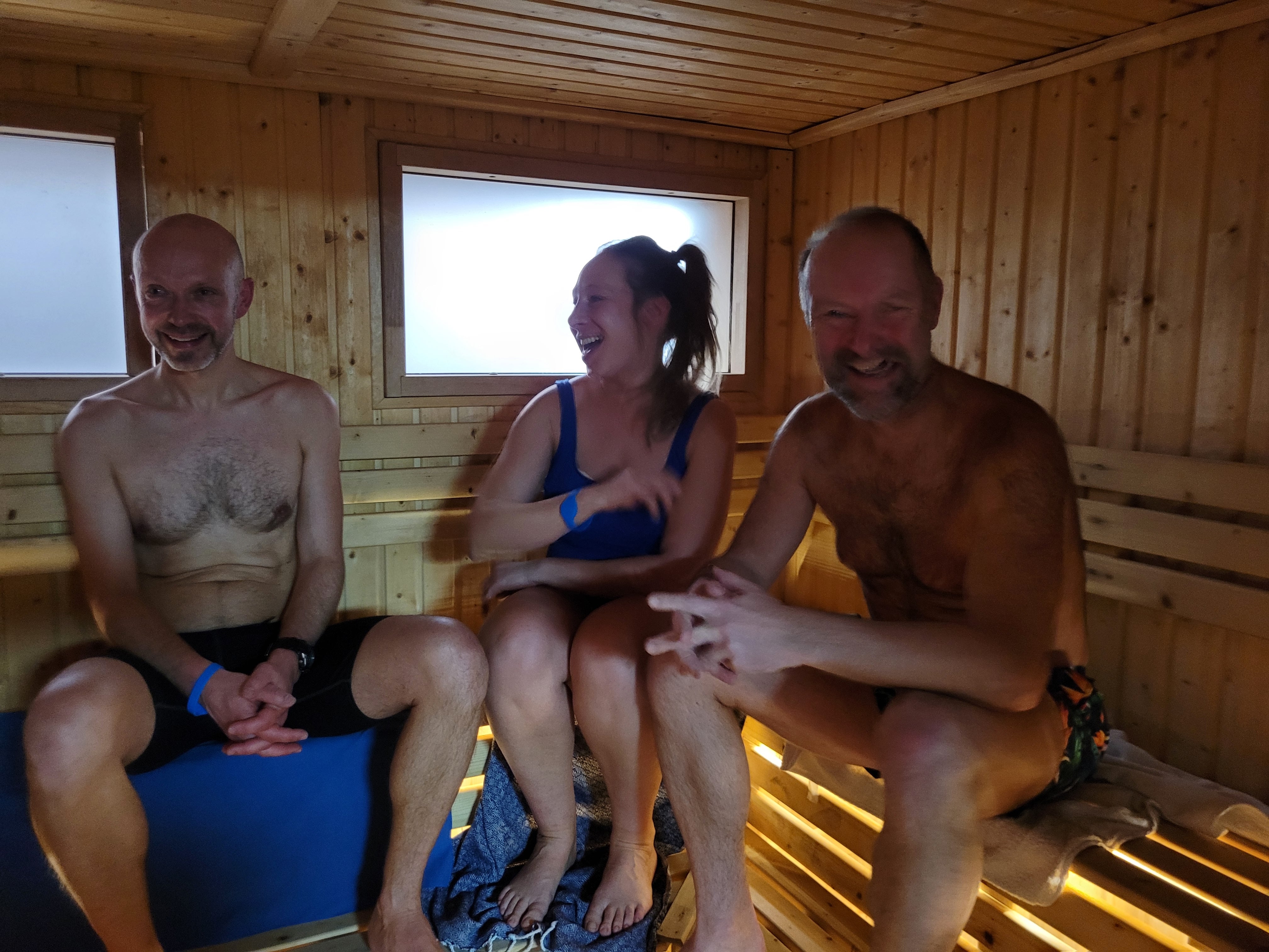 The sauna has created a space where local people can connect