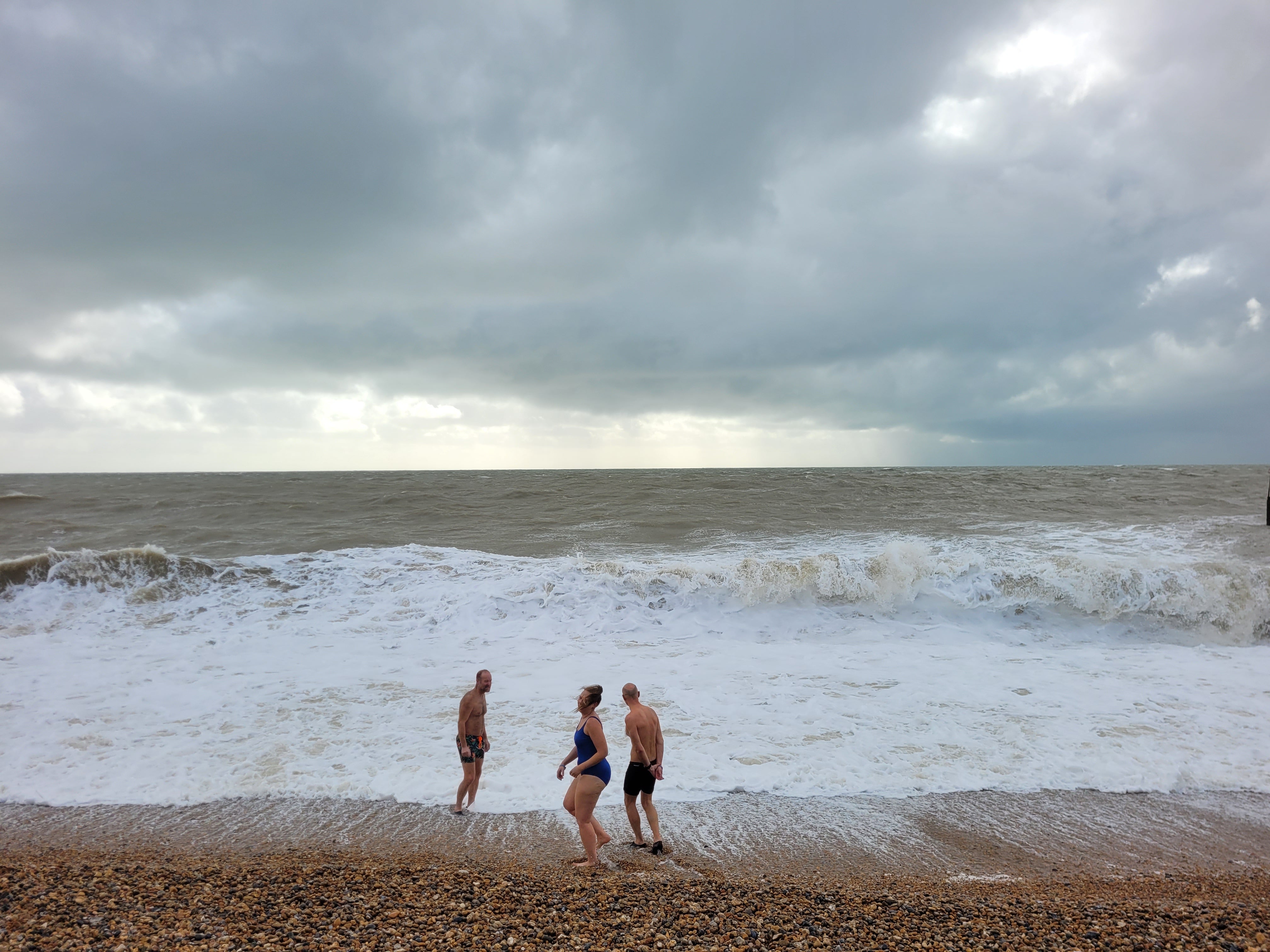 Winter swimming has taken off in seaside communities around the UK