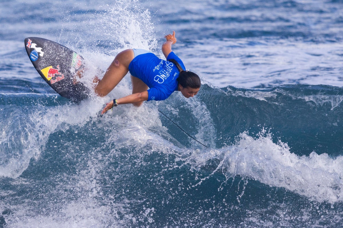 Sky Brown watches her surfing and two-sport Olympic dream come up short