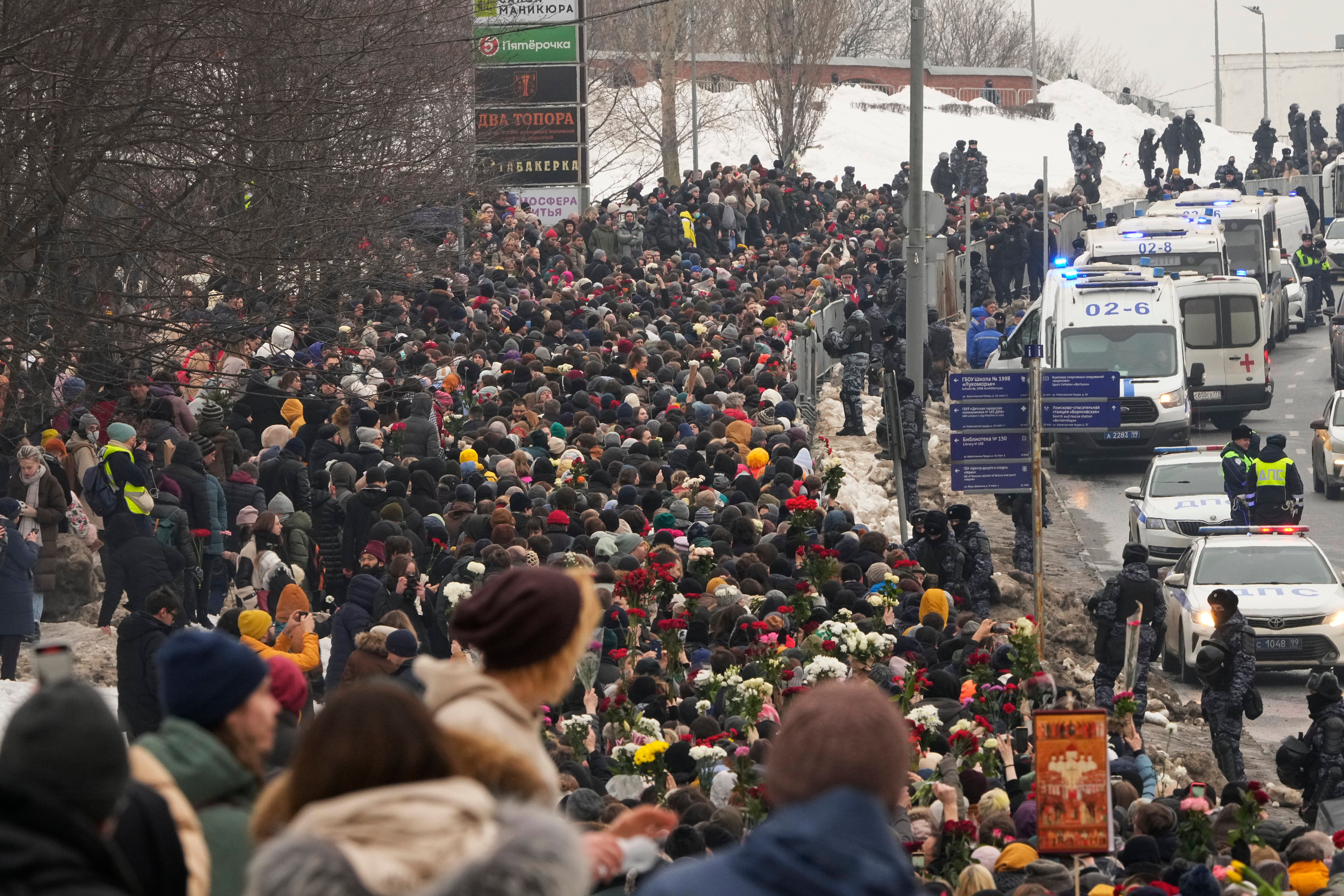 Russia Navalny Funeral Photo Gallery