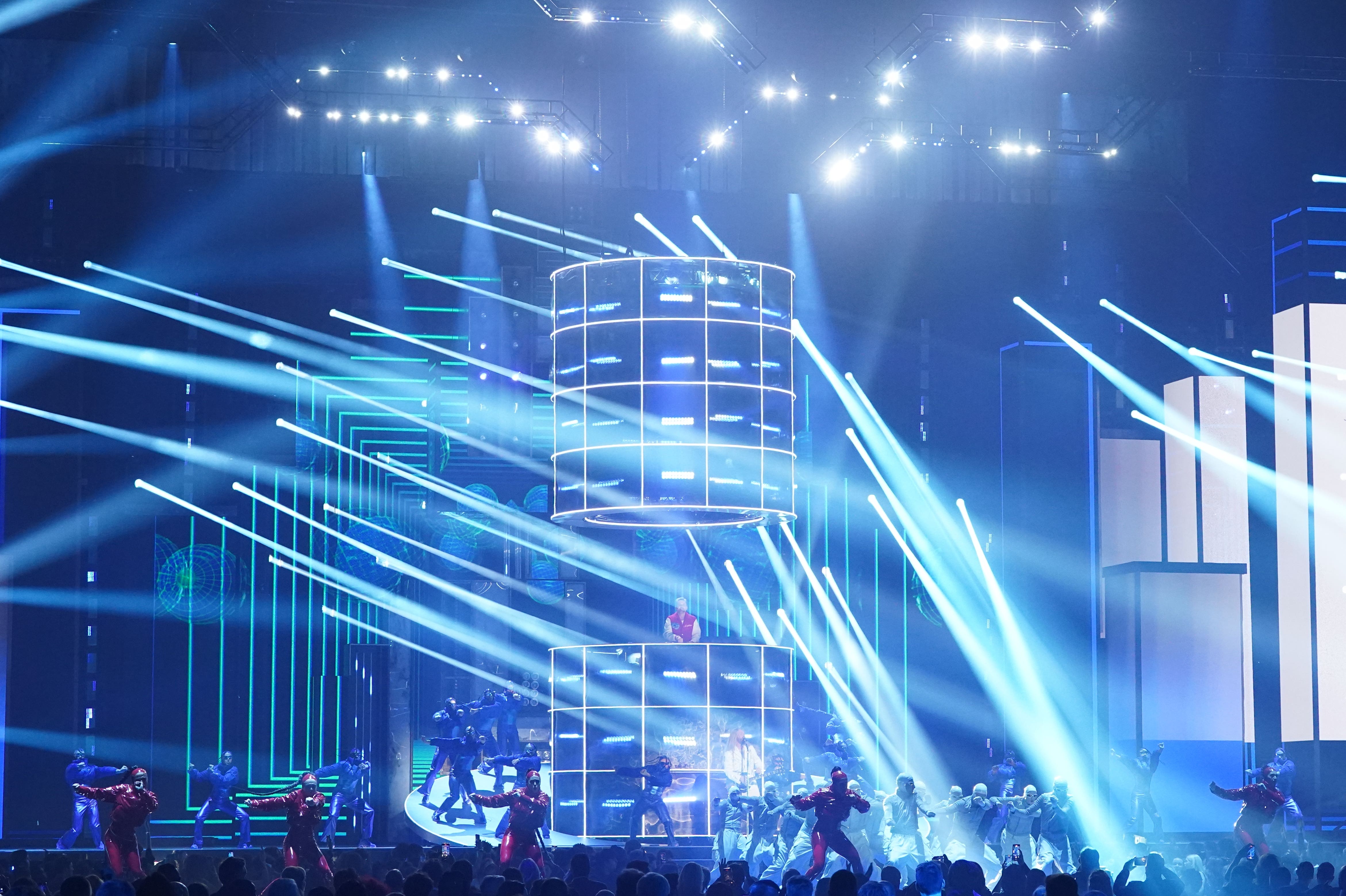 David Guetta at last year’s Brit Awards. (Ian West/PA)