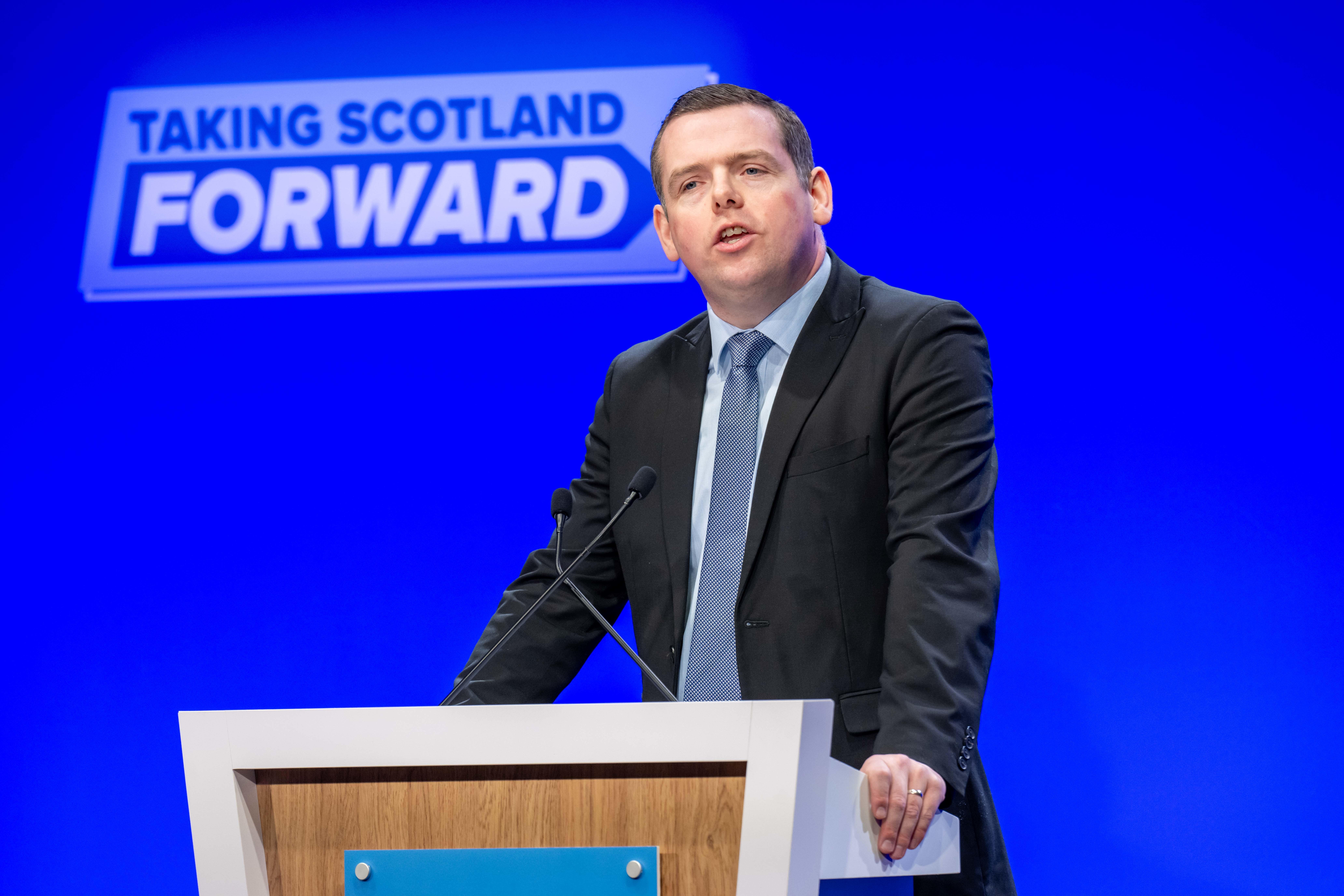 Scottish Conservative leader Douglas Ross has set out his priorities for the next general election – which he said would be a ‘battle for the soul of Scotland’. (Michal Wachucik/PA)