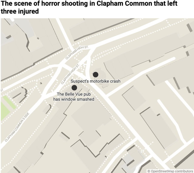 Clapham shooting latest updates: Suspects still at large and identities ...