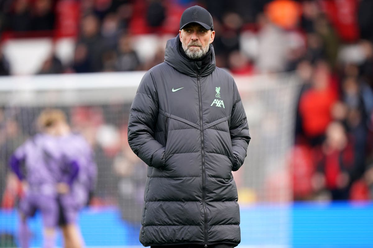 Jurgen Klopp saw nothing wrong with Liverpool’s winning goal at Forest