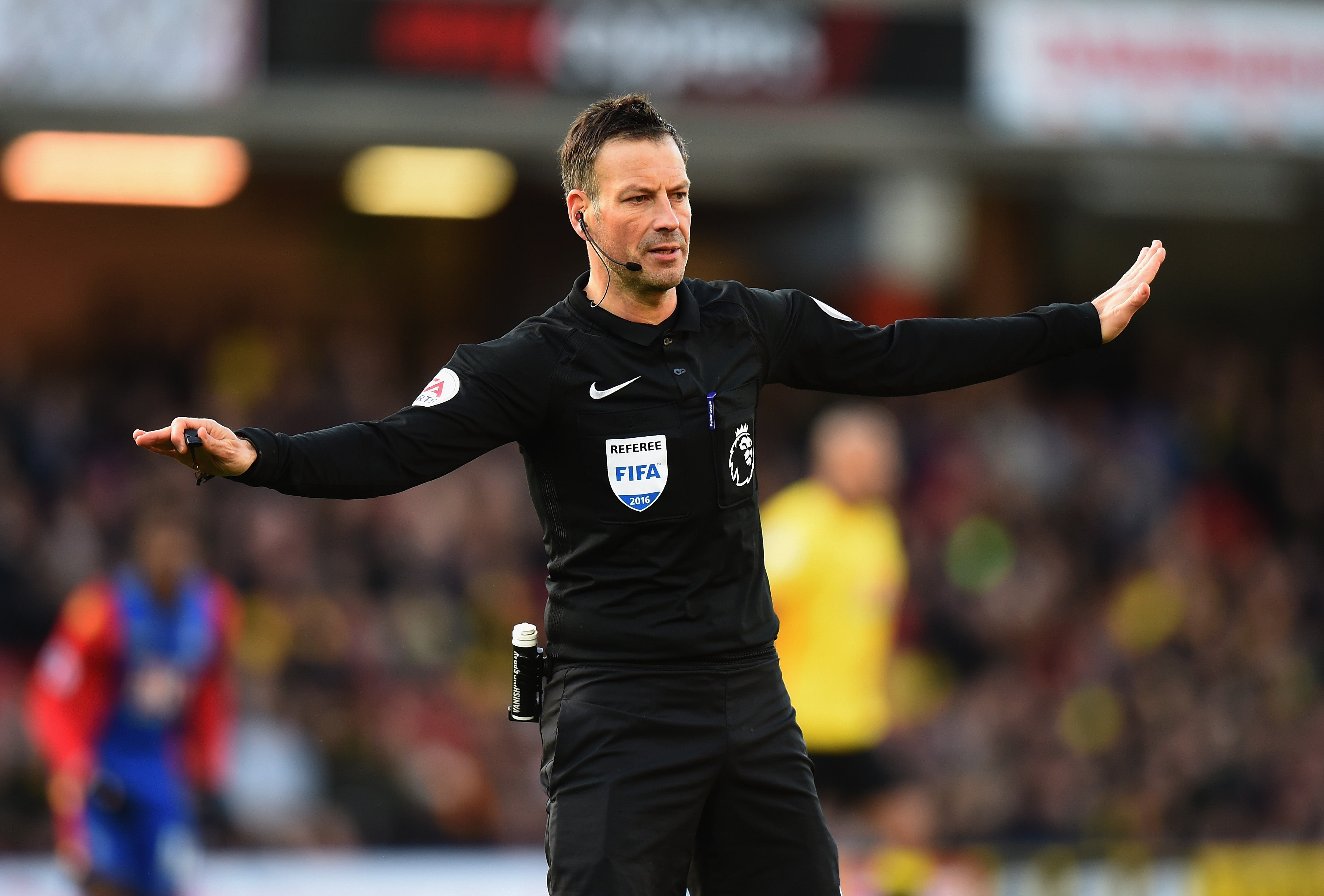 Mark Clattenburg has been working as a consultant for Nottingham Forest