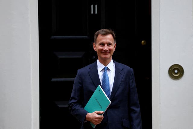 <p>Mr Hunt’s budget is widely expected to contain some tax cuts and minimal public spending increases </p>