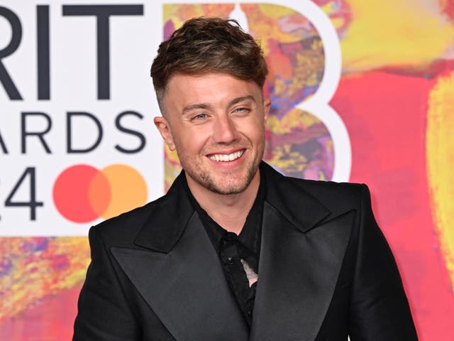<p>Roman Kemp at the Brit Awards 2024</p>