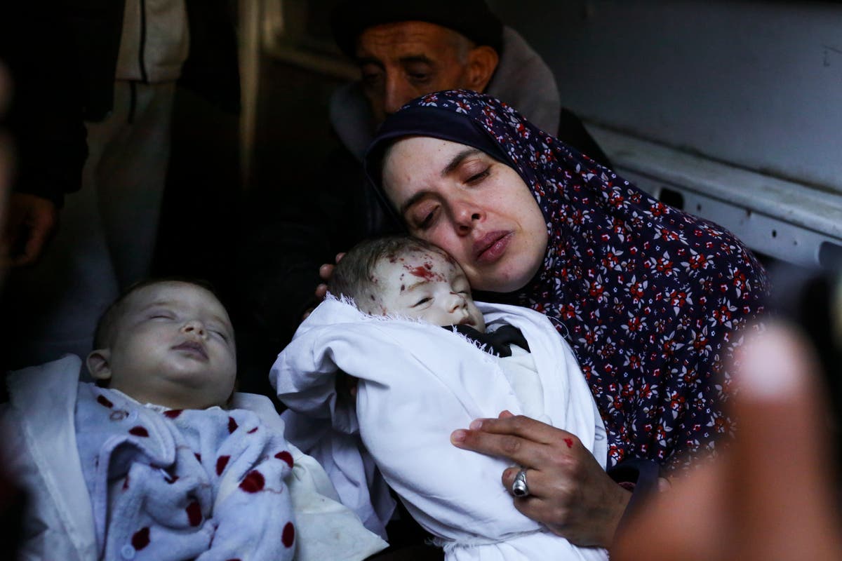 After 10 years of trying, a Palestinian woman had twins. An Israeli strike killed them both