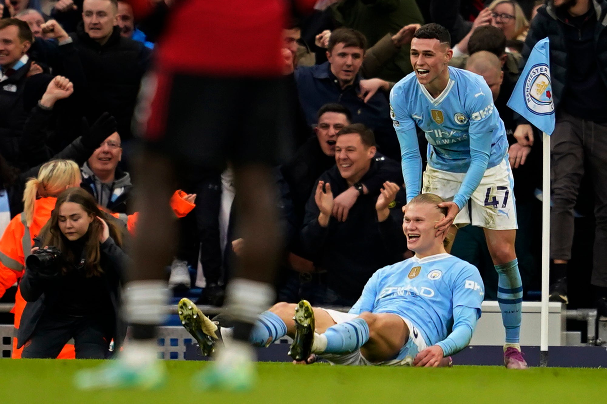Erling Haaland and Phil Foden missed Manchester City training on Tuesday