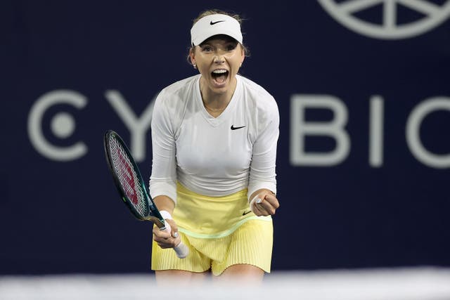 <p>Katie Boulter triumphed in San Diego over the weekend </p>